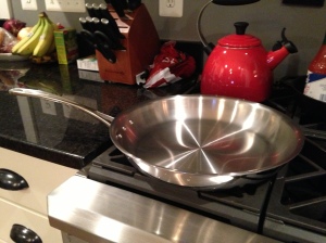 My new clean pan. 